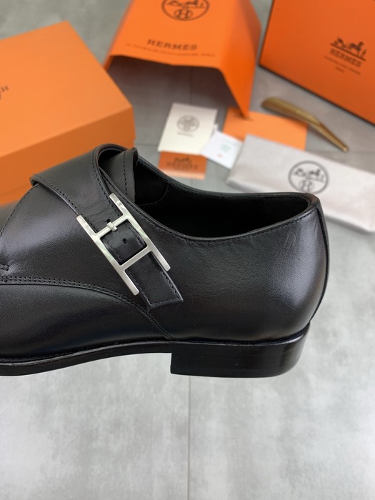 Shoes Hermes monk strap Black Size 39 44