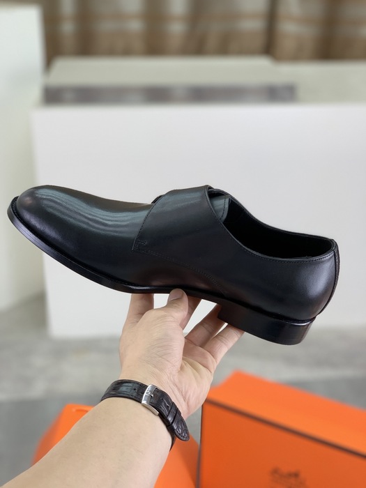 Shoes Hermes monk strap Black Size 39 44