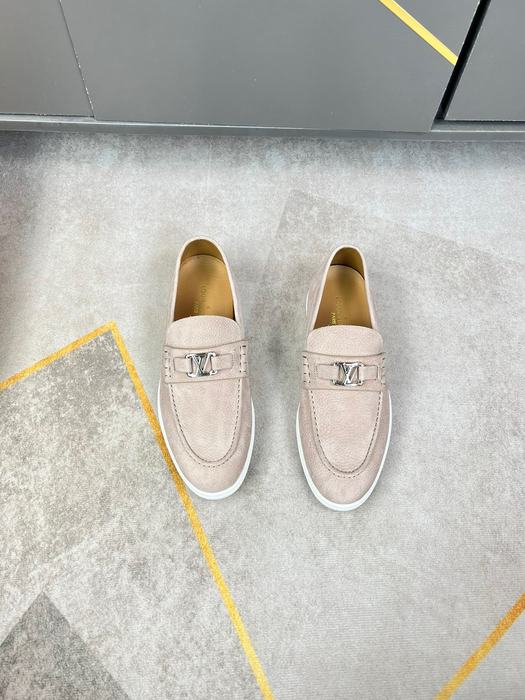 Shoes Louis Vuitton 1V Major loafer Beige