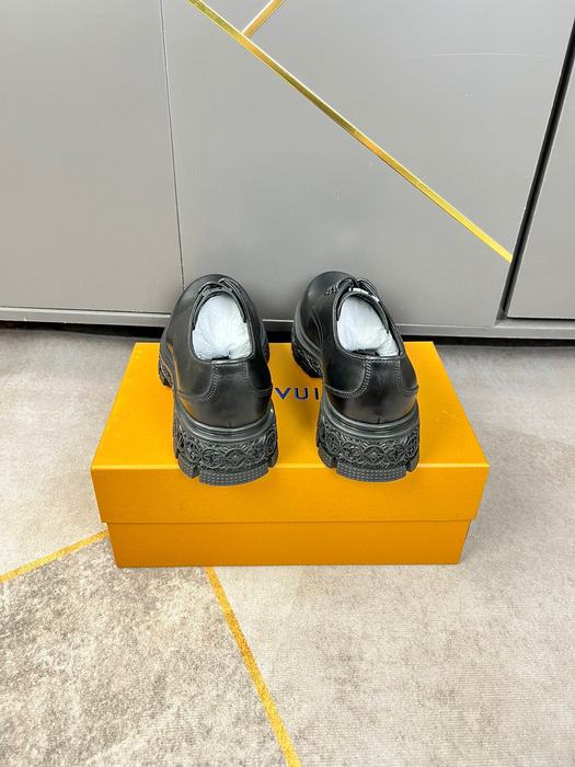 Shoes Louis Vuitton Brogue Derby Black 002