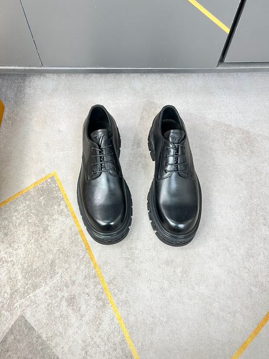 Shoes Louis Vuitton Brogue Derby Black 002