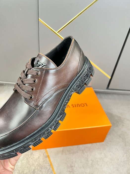Shoes Louis Vuitton Brogue Derby Brown
