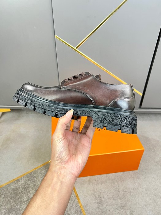 Shoes Louis Vuitton Brogue Derby Brown
