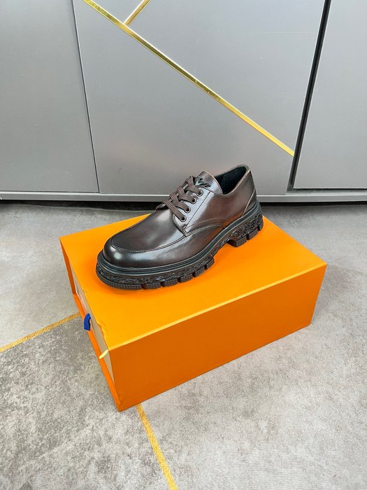 Shoes Louis Vuitton Brogue Derby Brown