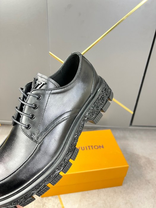 Shoes Louis Vuitton Brogue Lace up Black