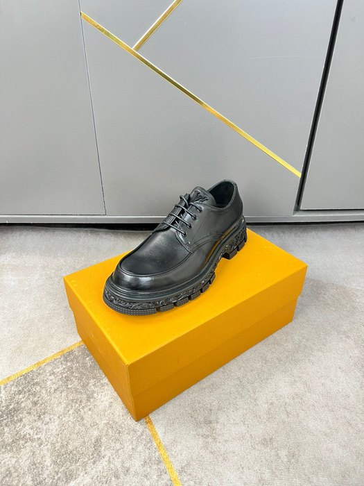 Shoes Louis Vuitton Brogue Lace up Black