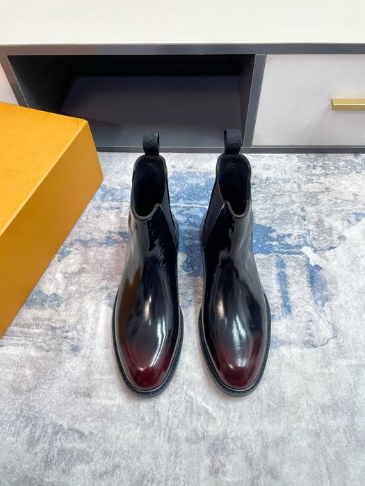 Shoes Louis Vuitton Chelsea Boots Black 002