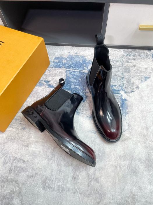 Shoes Louis Vuitton Chelsea Boots Black 002