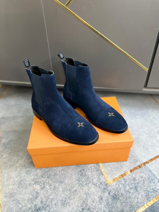 Shoes Louis Vuitton Chelsea boot Blue
