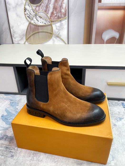 Shoes Louis Vuitton Chelsea boots Brown 001