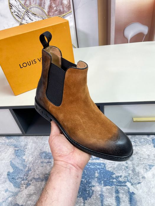 Shoes Louis Vuitton Chelsea boots Brown 001