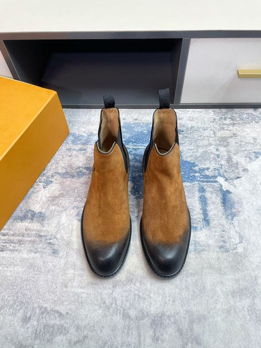 Shoes Louis Vuitton Chelsea boots Brown 001