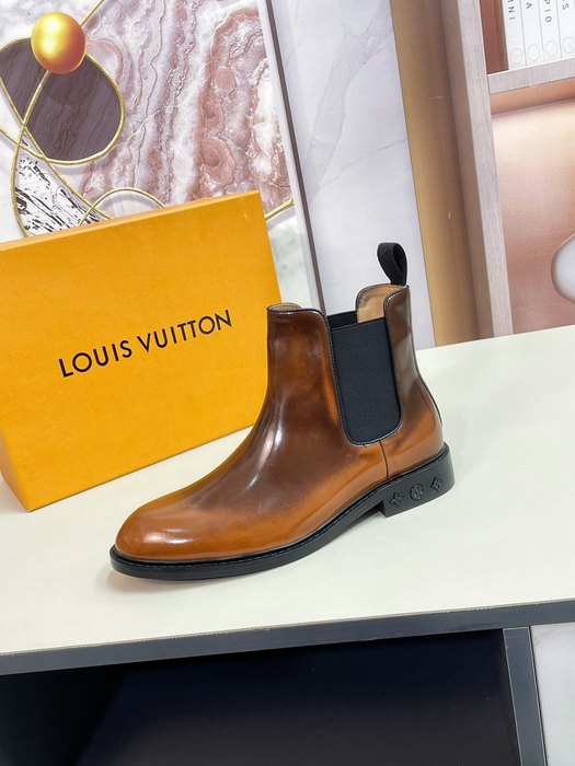 Shoes Louis Vuitton Chelsea boots Brown