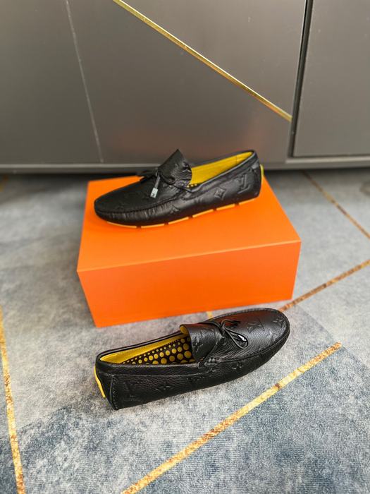 Shoes Louis Vuitton Driver Moccasin Black