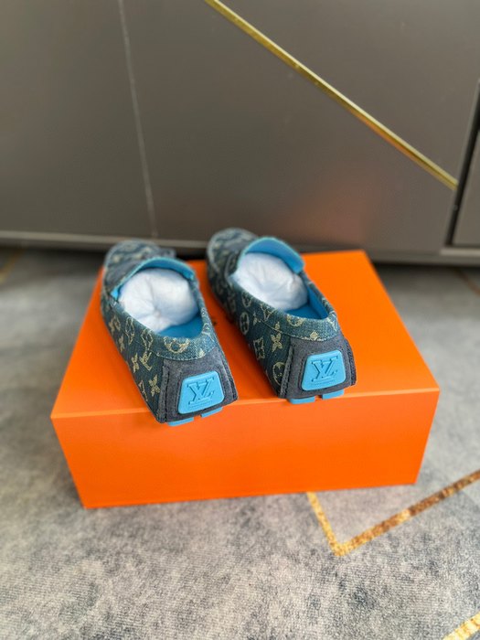 Shoes Louis Vuitton Driver Moccasin Blue