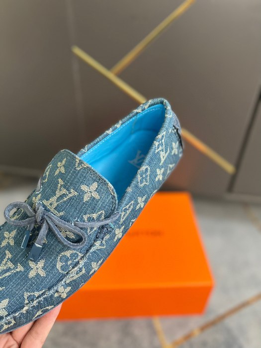 Shoes Louis Vuitton Driver Moccasin Blue