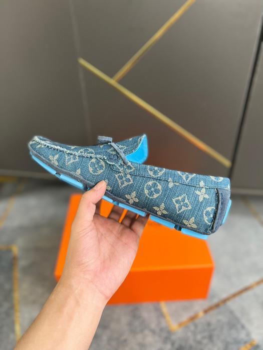 Shoes Louis Vuitton Driver Moccasin Blue