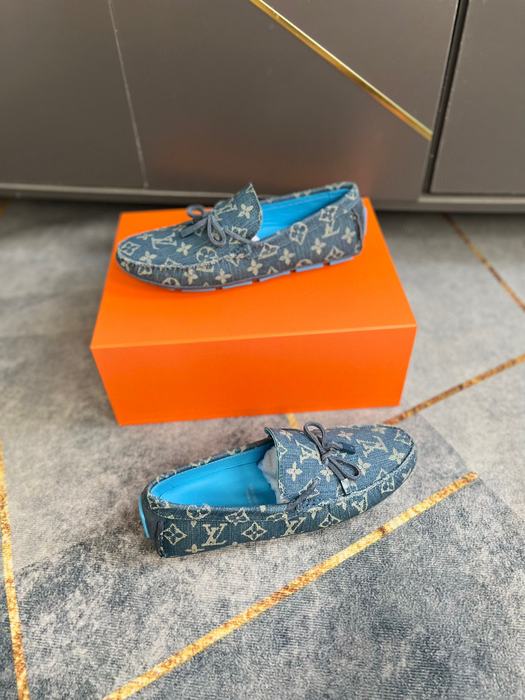 Shoes Louis Vuitton Driver Moccasin Blue