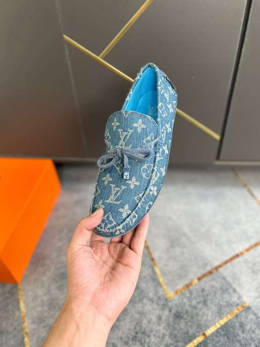 Shoes Louis Vuitton Driver Moccasin Blue
