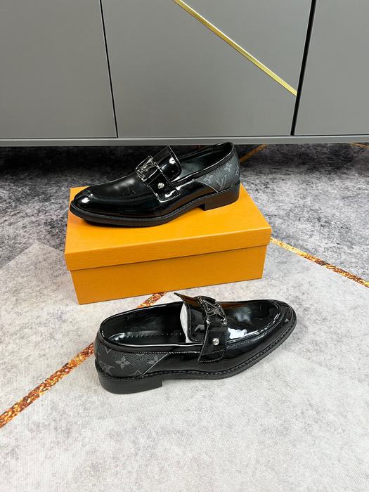 Shoes Louis Vuitton Loafer Black 054