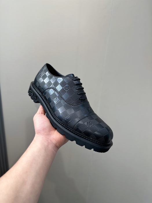 Shoes Louis Vuitton Oxford derby Black 001
