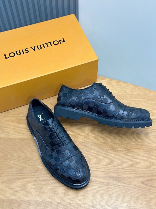 Shoes Louis Vuitton Oxford derby Black 001