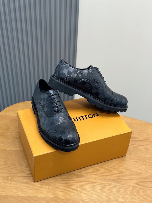 Shoes Louis Vuitton Oxford derby Black 001