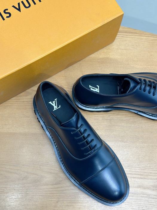 Shoes Louis Vuitton Oxford lace up Black 001
