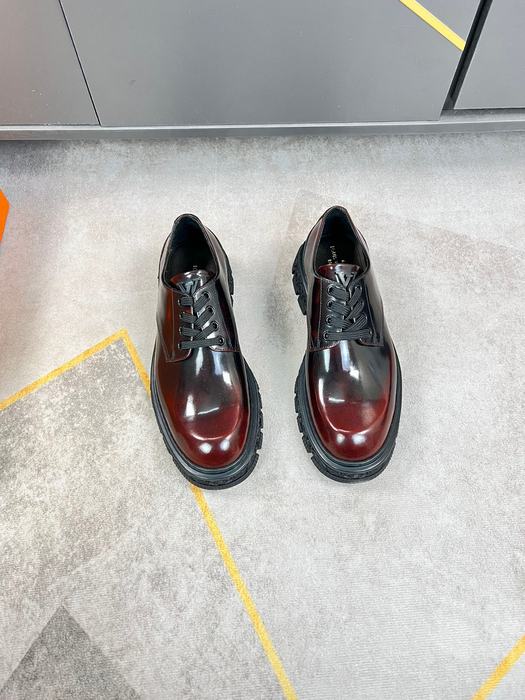 Shoes Louis Vuitton brogue derby shoes Burgundy