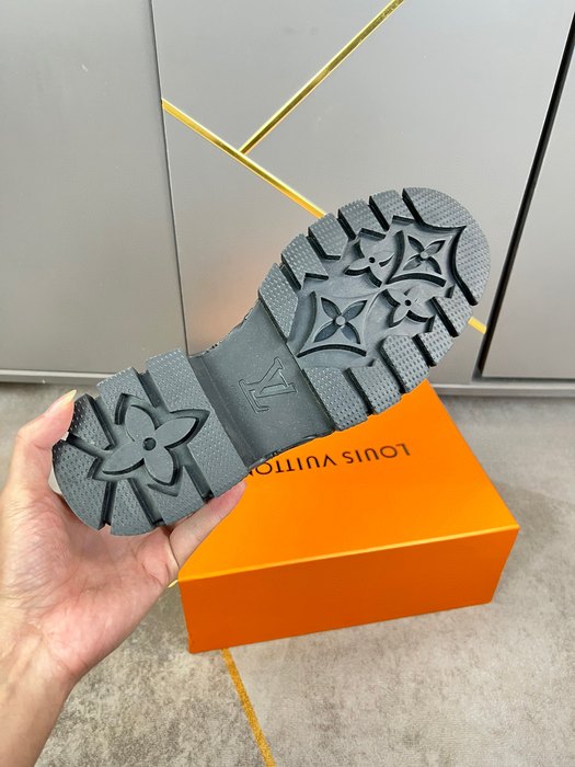 Shoes Louis Vuitton brogue derby shoes Burgundy