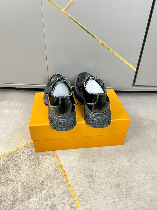 Shoes Louis Vuitton brogue derby Black 001