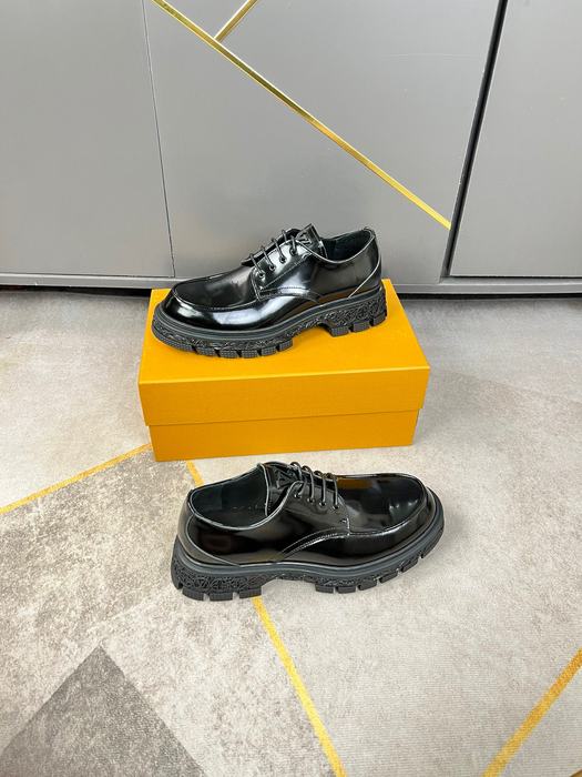 Shoes Louis Vuitton brogue derby Black 001