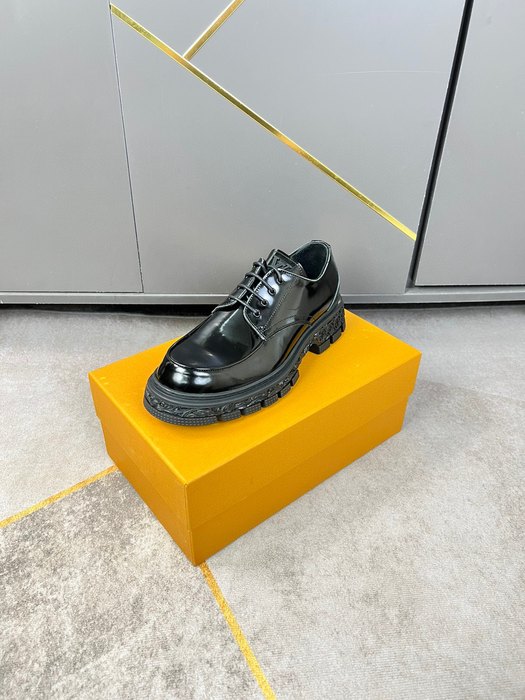 Shoes Louis Vuitton brogue derby Black 001