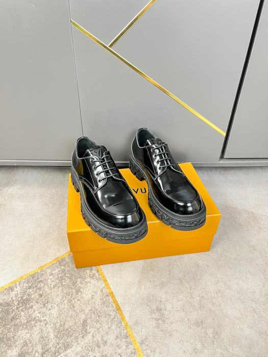 Shoes Louis Vuitton brogue derby Black 001