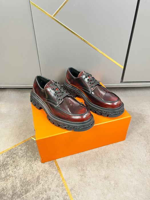 Shoes Louis Vuitton brogue derby Burgundy