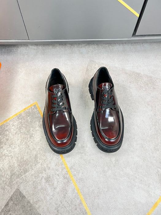Shoes Louis Vuitton brogue derby Burgundy
