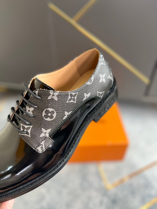 Shoes Louis Vuitton business casual derby Black