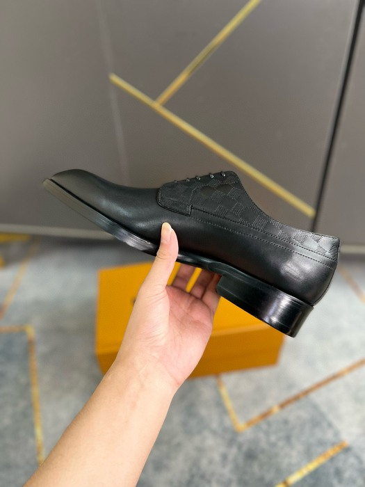 Shoes Louis Vuitton business casual leather oxford Black