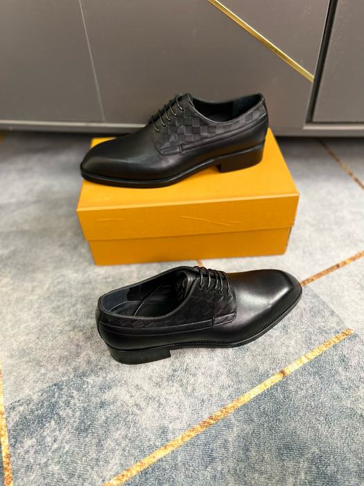 Shoes Louis Vuitton business casual leather oxford Black