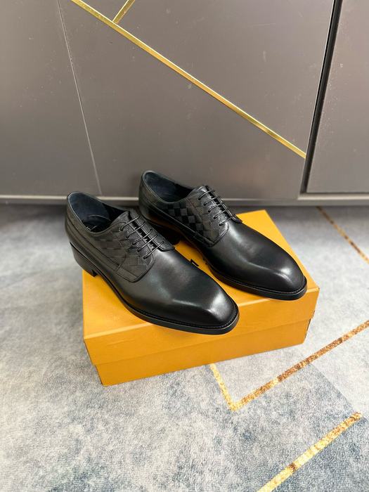Shoes Louis Vuitton business casual leather oxford Black
