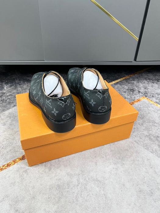 Shoes Louis Vuitton business casual leather shoes Black