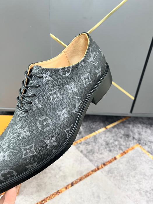 Shoes Louis Vuitton business casual leather shoes Black