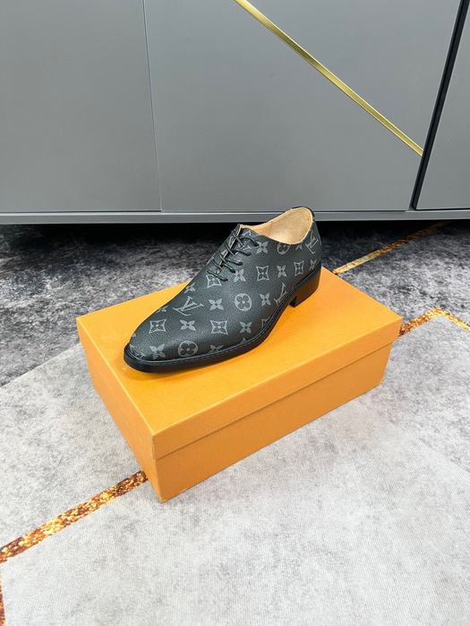 Shoes Louis Vuitton business casual leather shoes Black