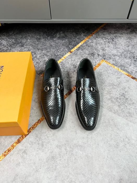 Shoes Louis Vuitton business casual loafer Black 001