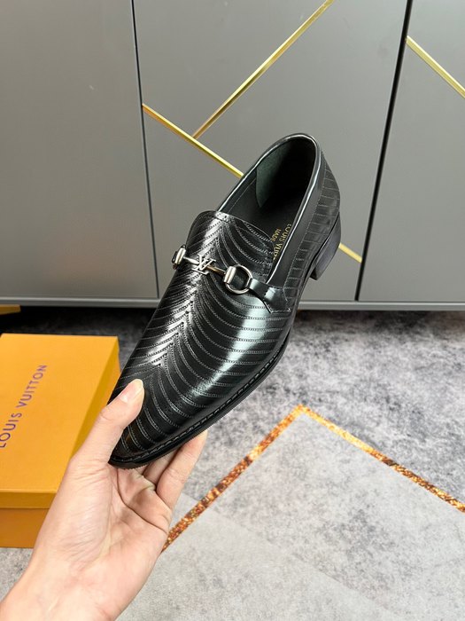 Shoes Louis Vuitton business casual loafer Black 001