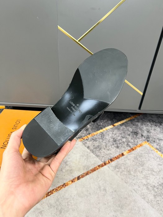 Shoes Louis Vuitton business casual loafer Black 002