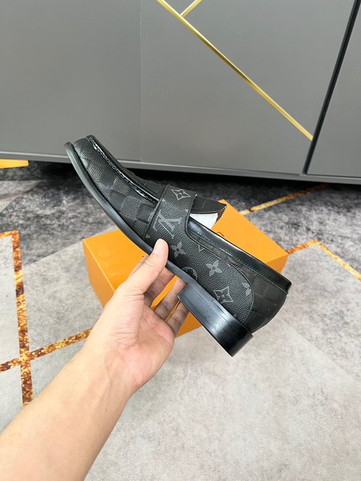 Shoes Louis Vuitton business casual loafer Black 002