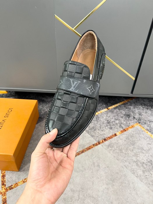 Shoes Louis Vuitton business casual loafer Black 002