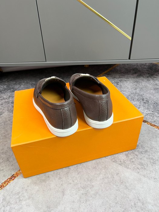 Shoes Louis Vuitton business casual loafer Brown 001