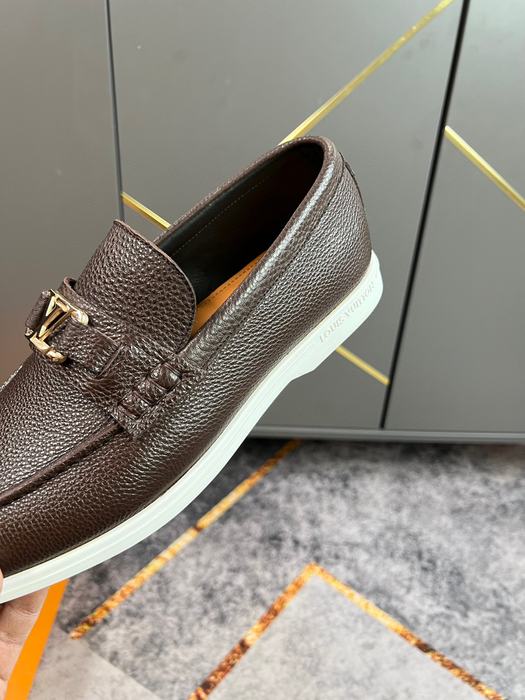Shoes Louis Vuitton business casual loafer Brown 001